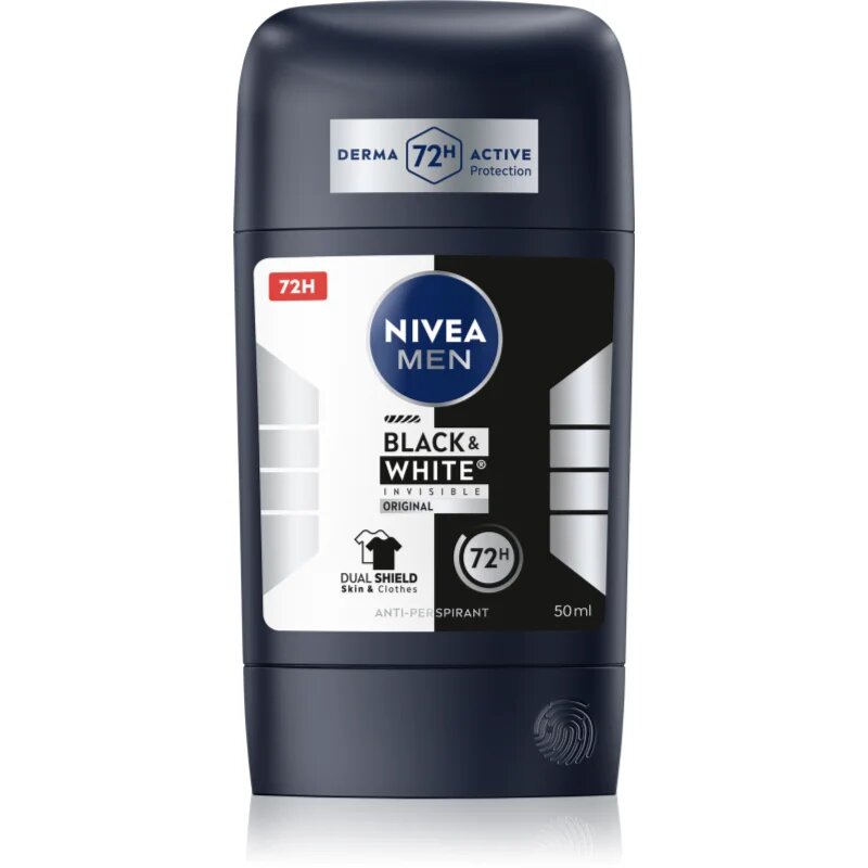 Nivea MEN Black & White Invisible Original antiperspirant puternic pentru barbati 50 ml
