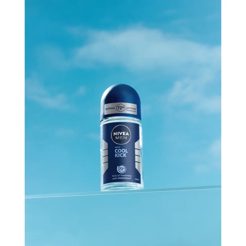 Nivea MEN Cool Kick deodorant roll-on antiperspirant pentru barbati 50 ml