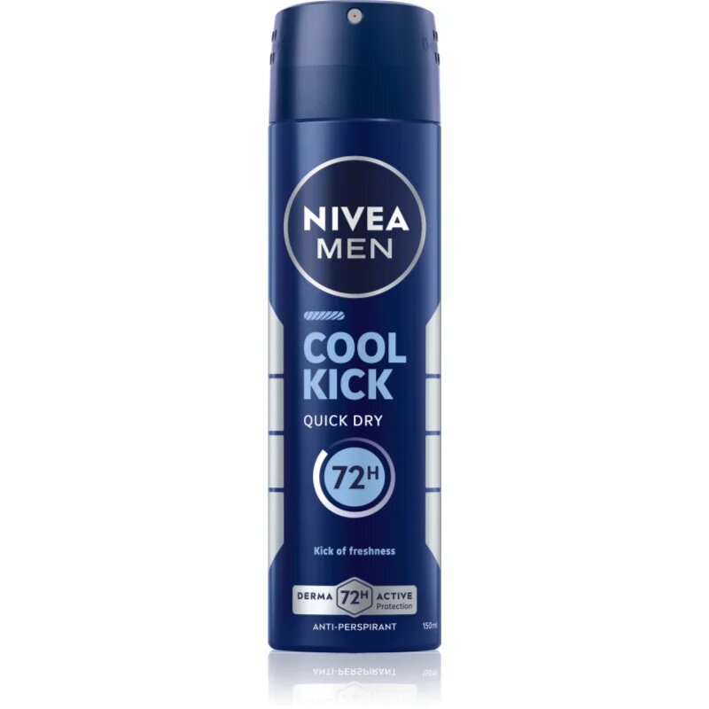 Nivea MEN Cool Kick spray anti-perspirant pentru barbati 150 ml