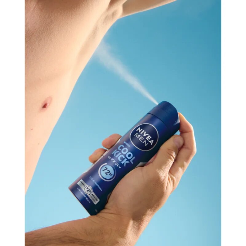 Nivea MEN Cool Kick spray anti-perspirant pentru barbati 150 ml