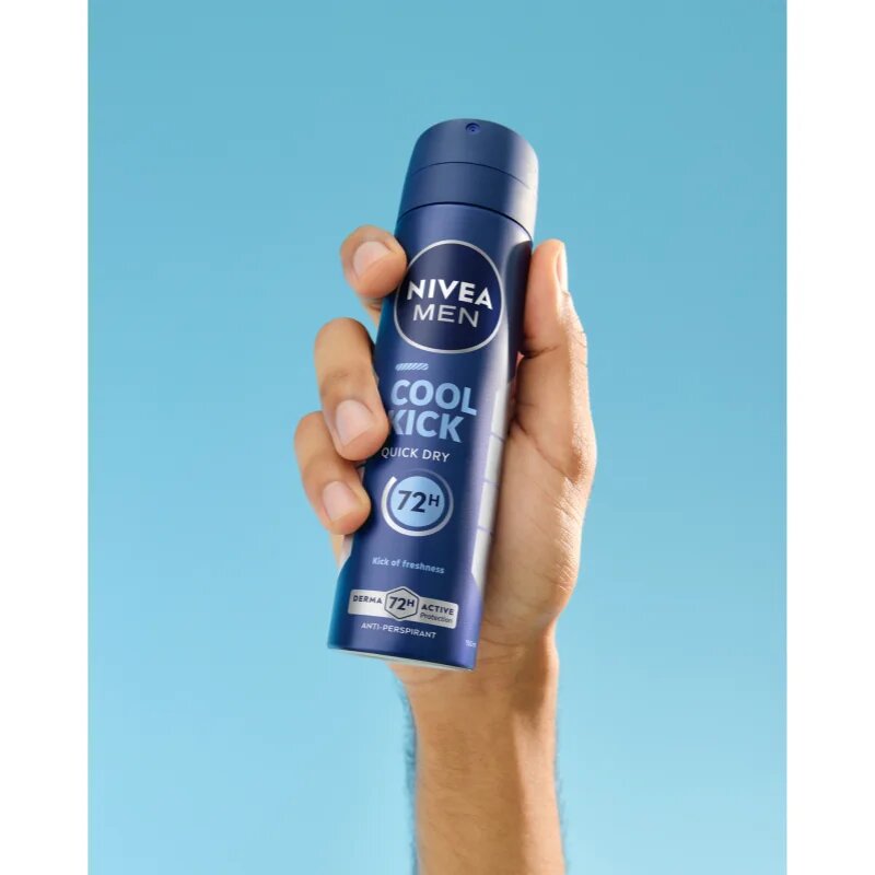 Nivea MEN Cool Kick spray anti-perspirant pentru barbati 150 ml