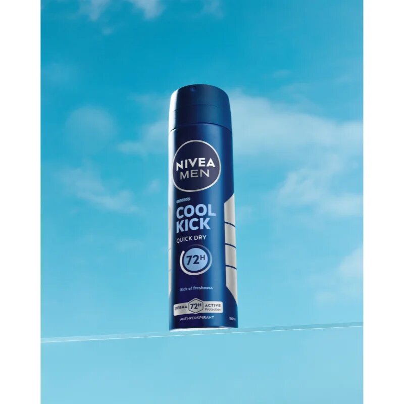 Nivea MEN Cool Kick spray anti-perspirant pentru barbati 150 ml