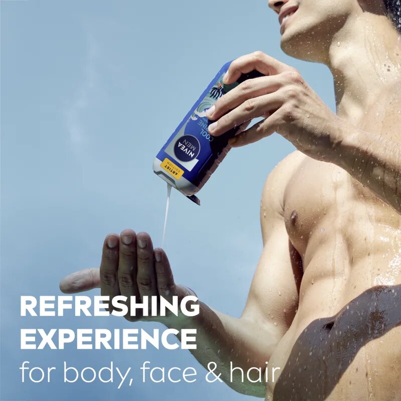 Nivea MEN Cool Marine gel de dus pentru corp si par 250 ml