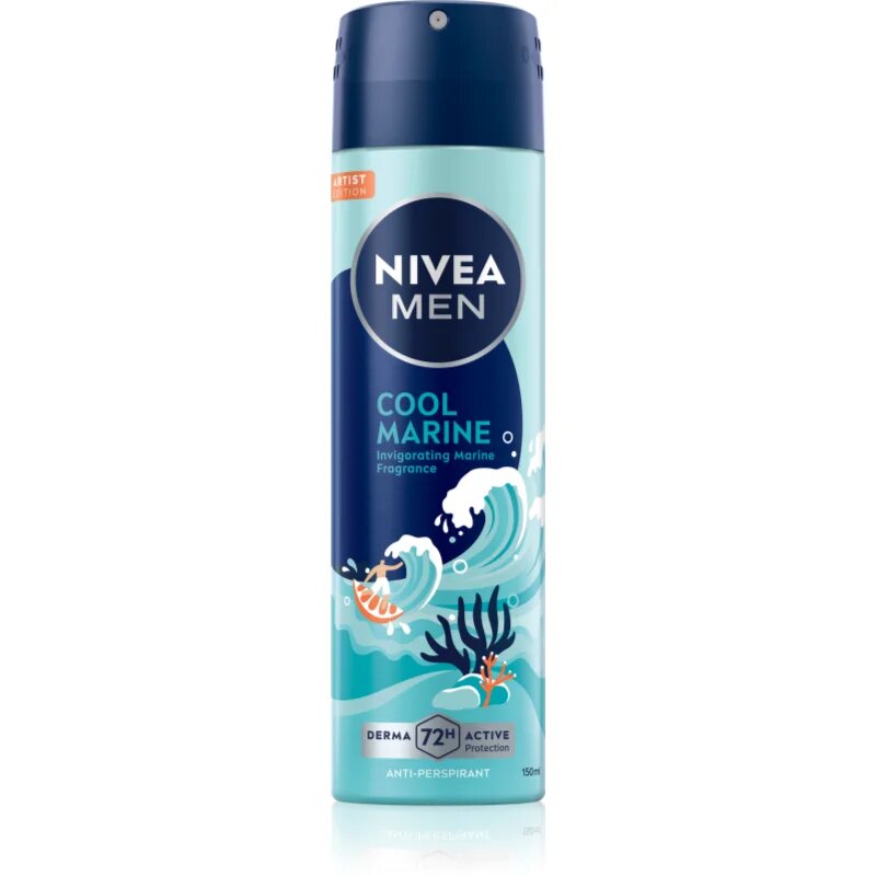 Nivea MEN Cool Marine spray anti-perspirant 150 ml