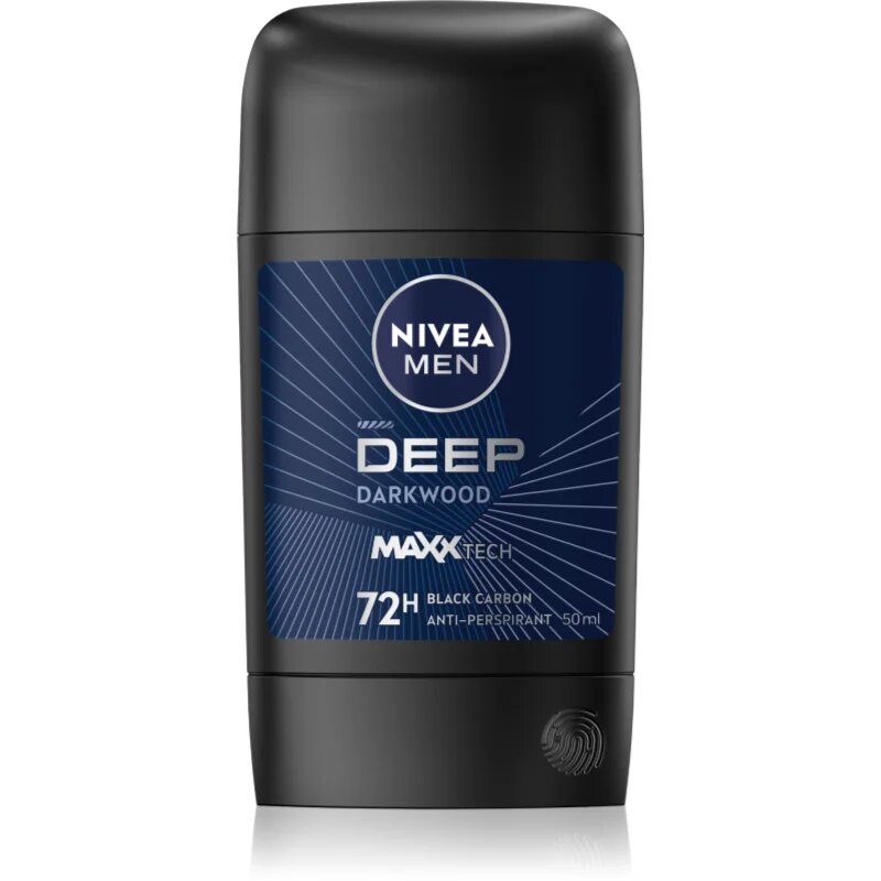 Nivea MEN Deep antiperspirant puternic pentru barbati Black Carbon Dark Wood 50 ml