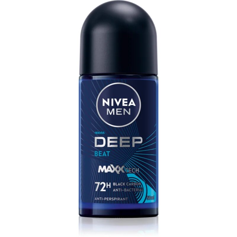 Nivea MEN Deep Beat deodorant roll-on antiperspirant 72 ore pentru bărbați 50 ml