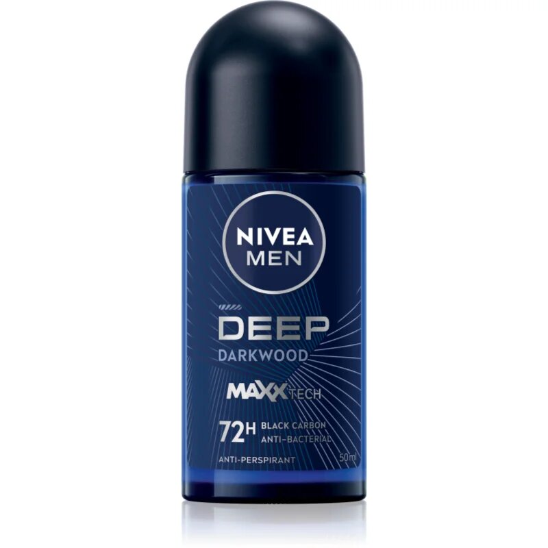 Nivea MEN Deep deodorant roll-on antiperspirant pentru barbati 50 ml