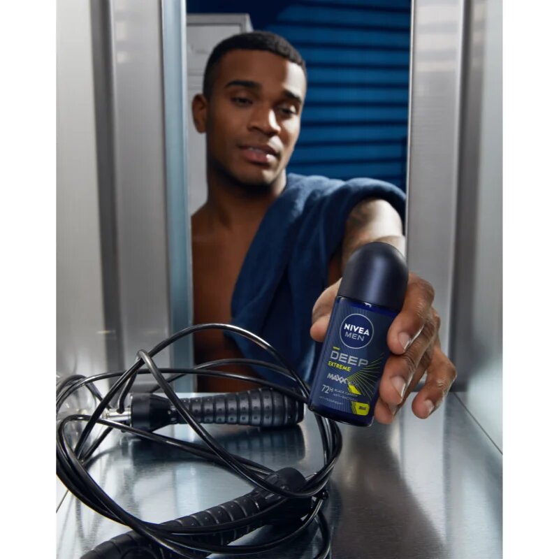 Nivea MEN Deep Sport deodorant roll-on antiperspirant pentru barbati 50 ml