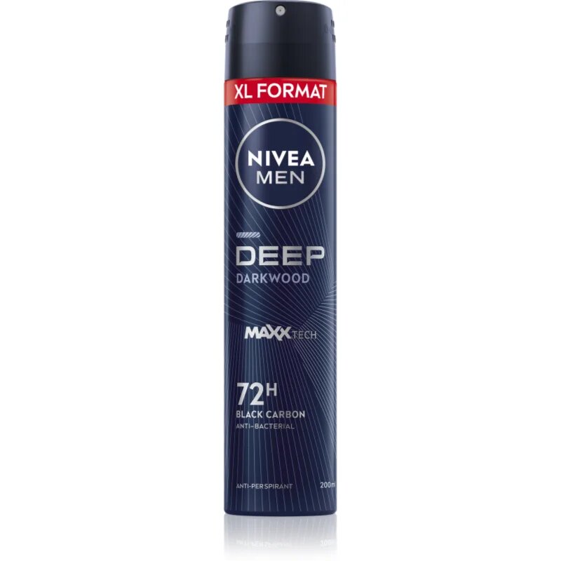 Nivea MEN Deep spray anti-perspirant pentru barbati 200 ml