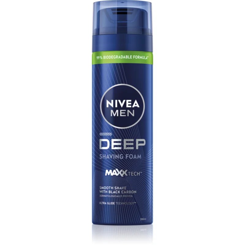 Nivea MEN Deep spumă pentru bărbierit pentru barbati 200 ml