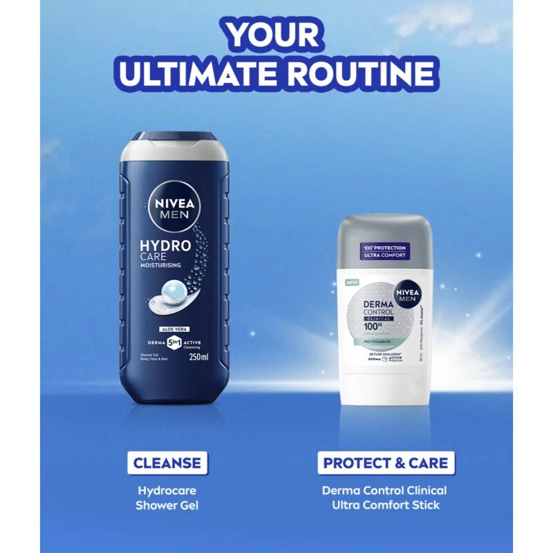 Nivea MEN Derma Dry Control antiperspirant puternic 50 ml