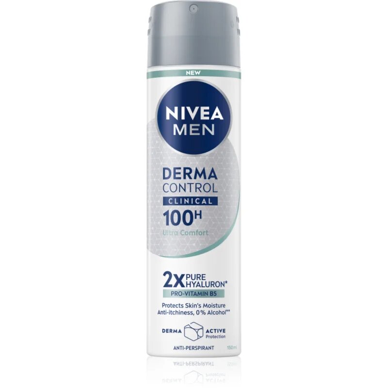 Nivea MEN Derma Dry Control spray anti-perspirant 150 ml