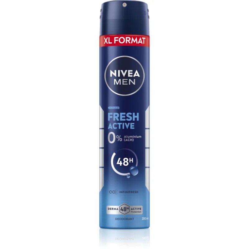 Nivea MEN Fresh Active deodorant spray pentru barbati 200 ml