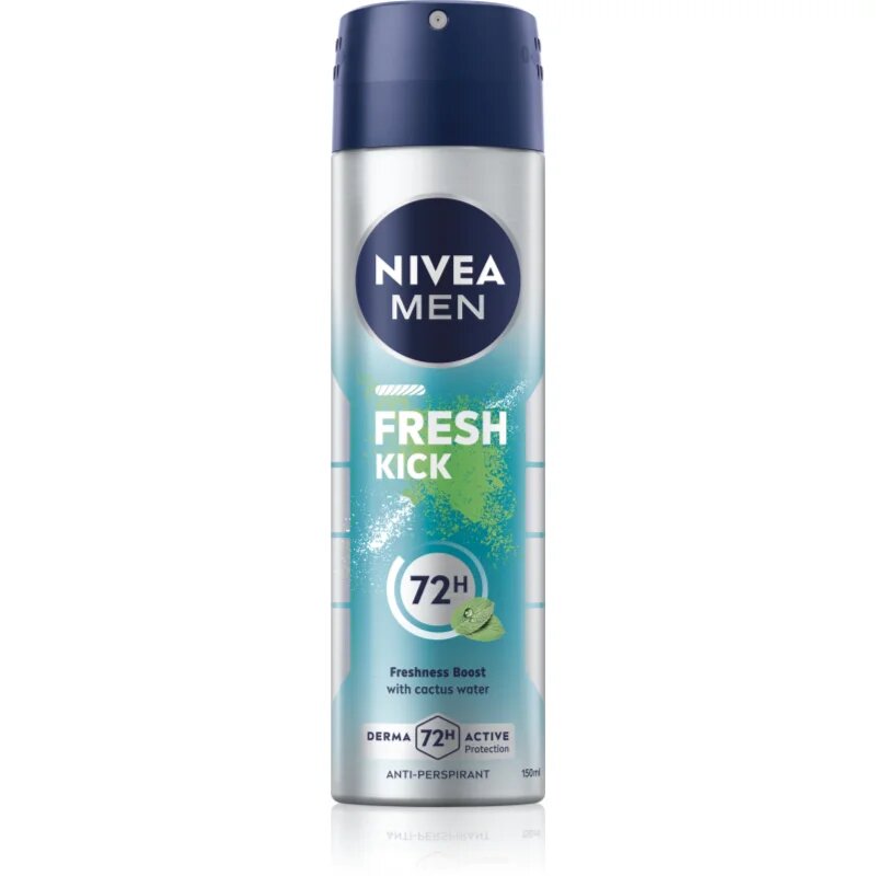 Nivea MEN Fresh Kick spray anti-perspirant 48 de ore 150 ml