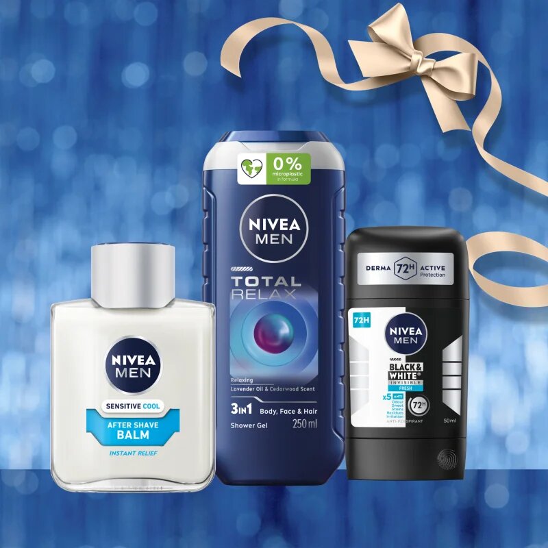 Nivea MEN Fresh Sensation set cadou corp si fata