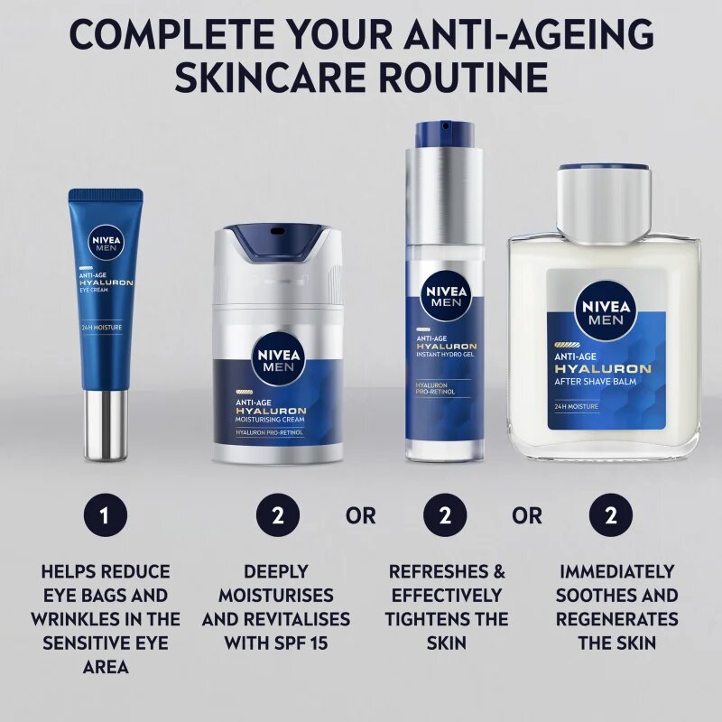 Nivea MEN Hyaluron balsam după bărbierit 100 ml