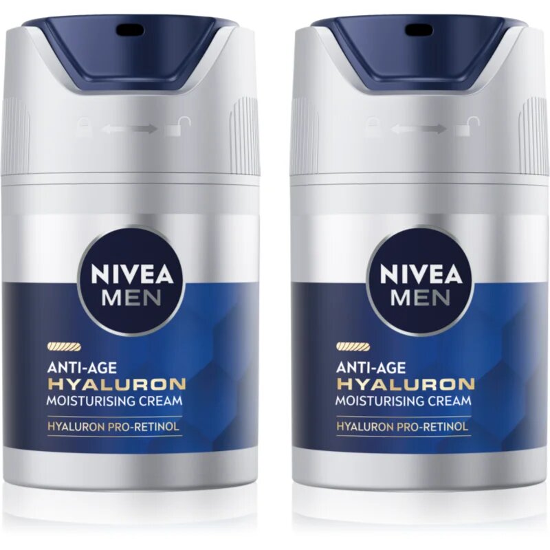Nivea MEN Hyaluron Pro-Retinol crema anti-rid ambalaj economic pentru bărbați