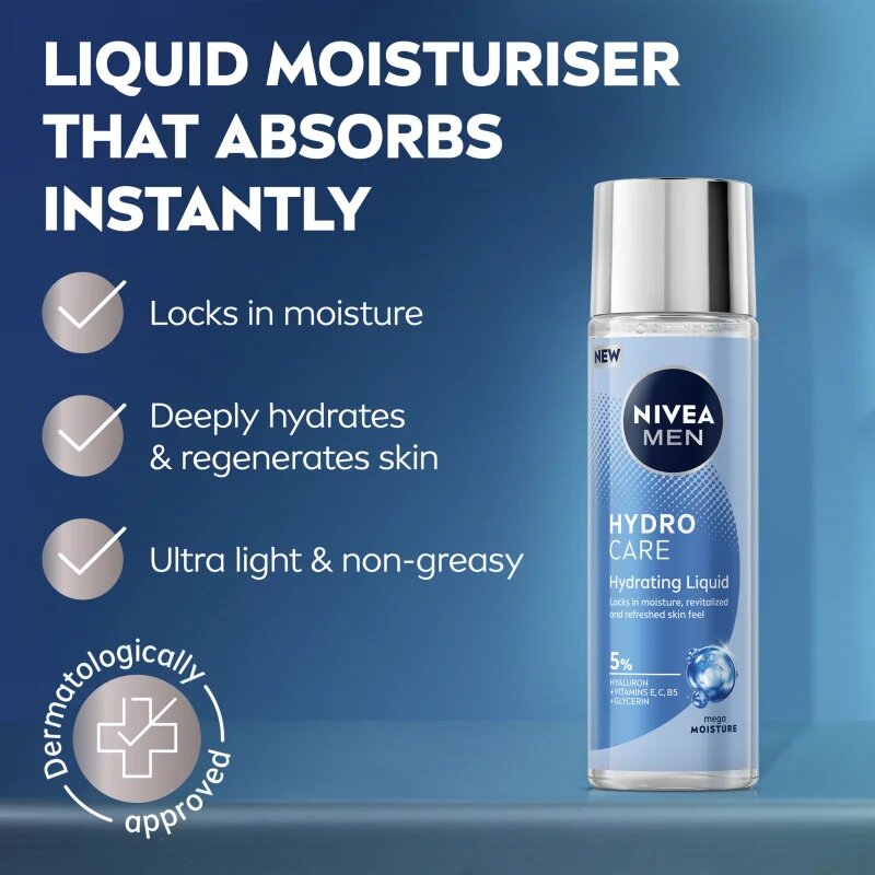 Nivea MEN Hydrocare Fluid pentru hidratare usoara 100 ml