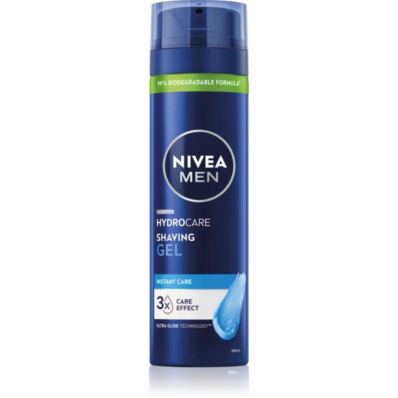 Nivea MEN Hydrocare gel pentru bărbierit 200 ml