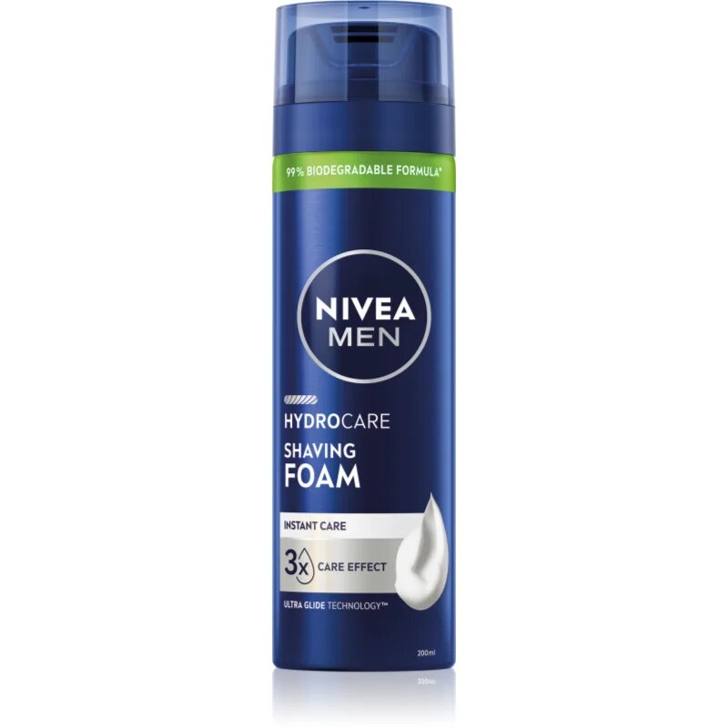 Nivea MEN Hydrocare spumă pentru bărbierit pentru barbati 200 ml