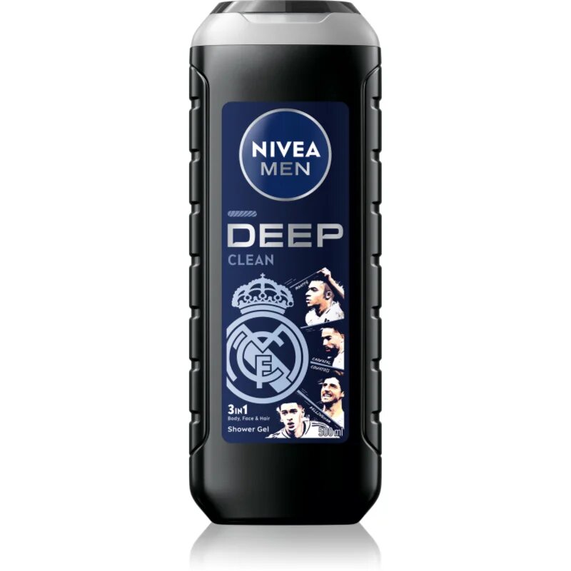 Nivea MEN Real Madrid gel de dus hidratant 3 in 1 500 ml