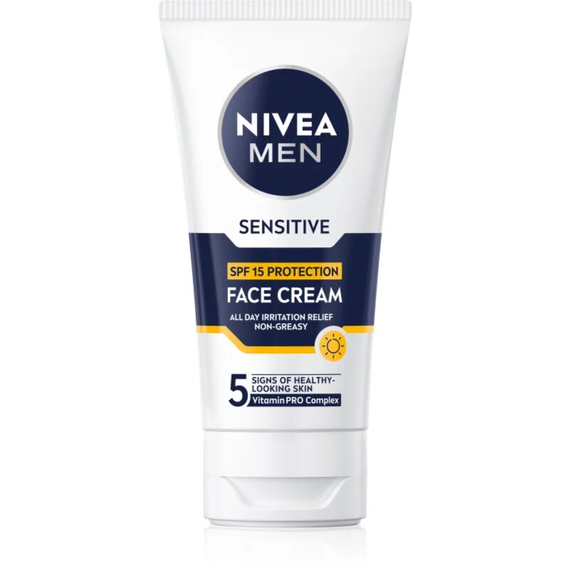 Nivea MEN Sensitive cremă protectoare pentru barbati SPF 15 75 ml