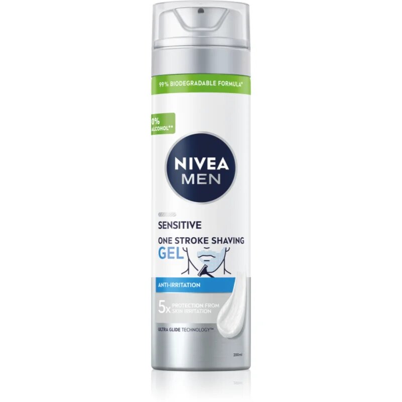 Nivea MEN Sensitive gel de ras cu efect calmant 200 ml