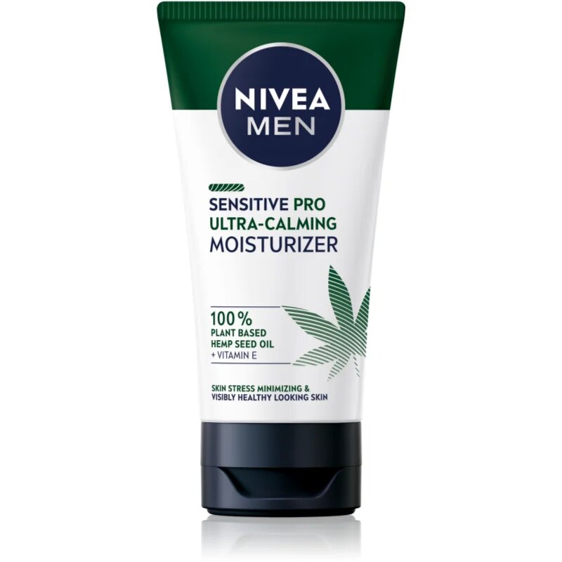 Nivea MEN Sensitive Hemp crema de fata calmanta cu ulei de canepa pentru bărbați 75 ml
