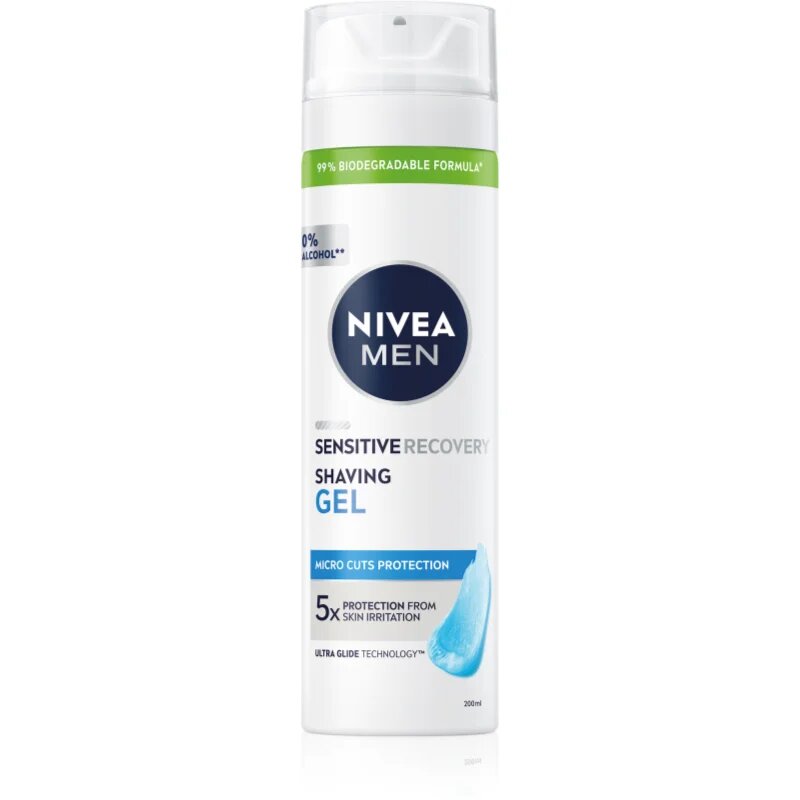 Nivea MEN Sensitive Recovery gel pentru bărbierit pentru barbati 200 ml