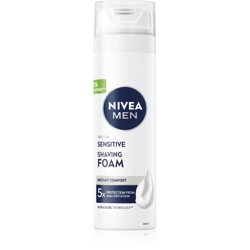 Nivea MEN Sensitive spumă pentru bărbierit pentru barbati 200 ml