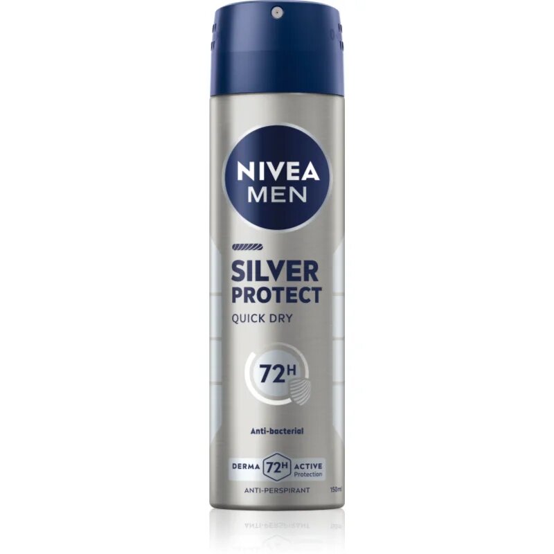 Nivea MEN Silver Protect spray anti-perspirant 72 ore 150 ml