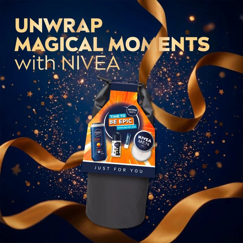 Nivea MEN Time to Be Epic set cadou pentru barbati