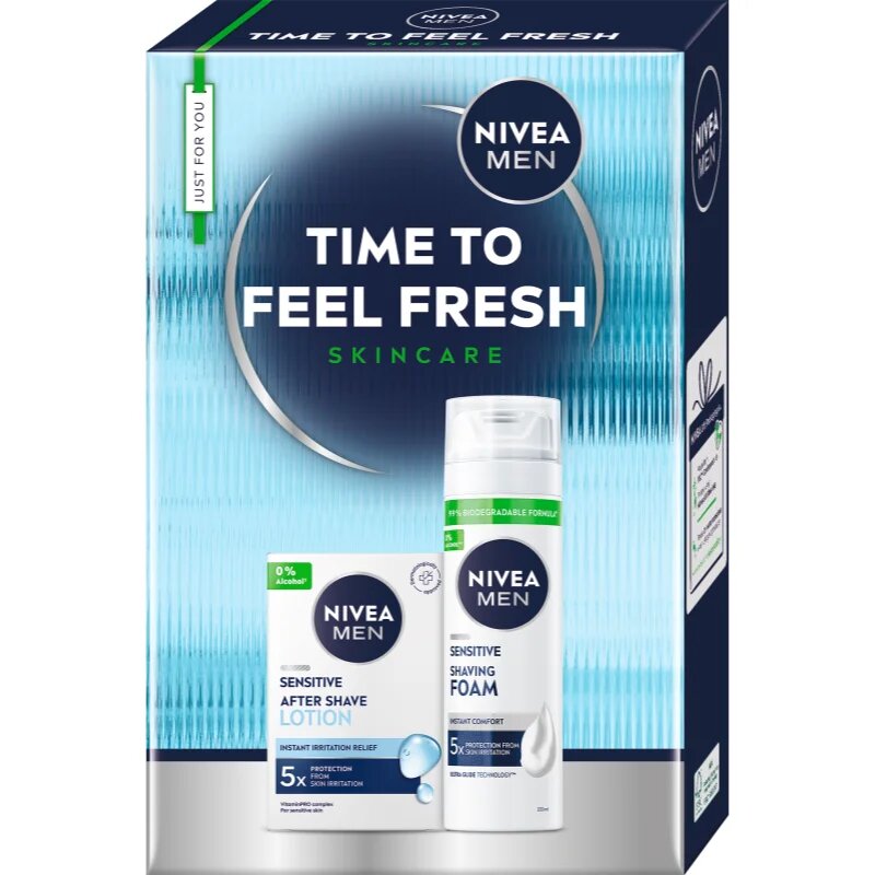 Nivea MEN Time to Feel Fresh set cadou pentru ras