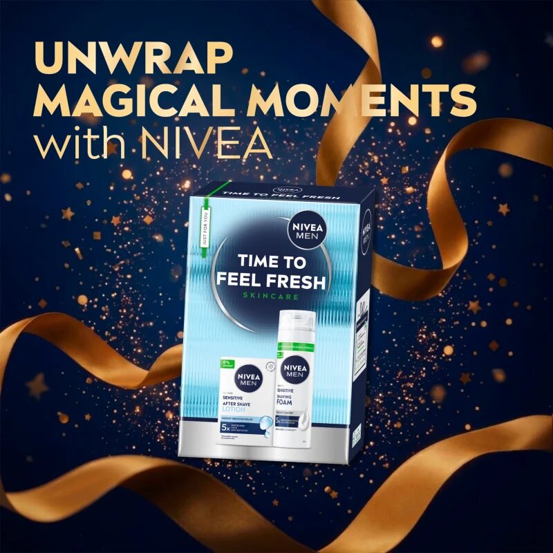 Nivea MEN Time to Feel Fresh set cadou pentru ras