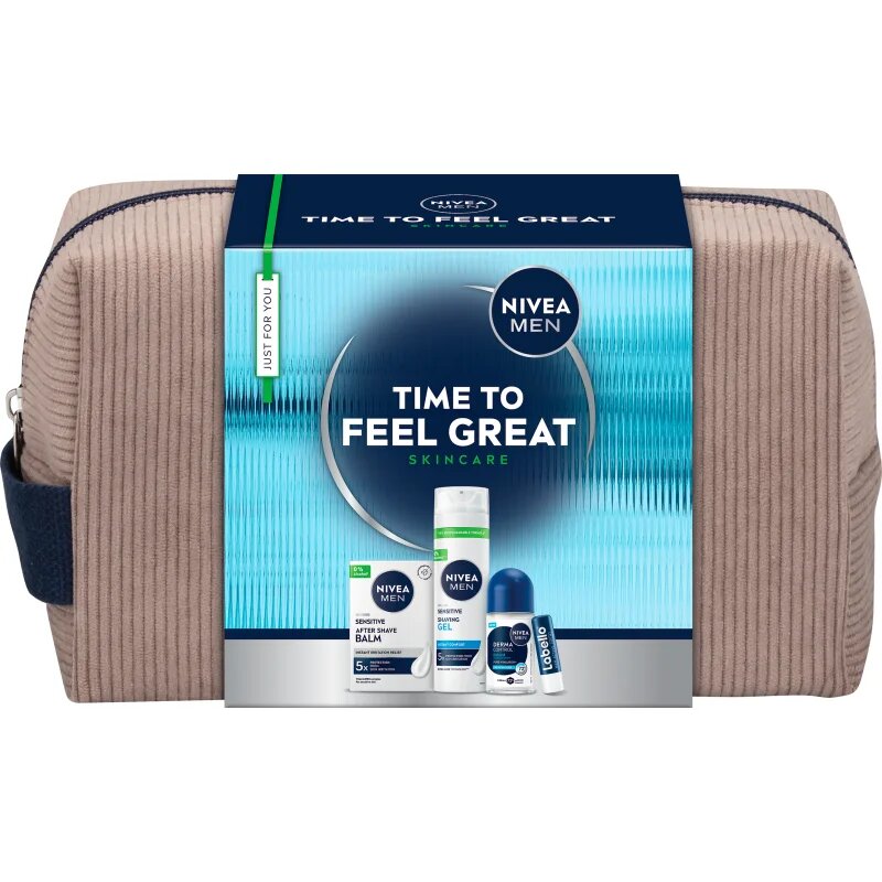 Nivea MEN Time to Feel Great set cadou pentru piele sensibilă