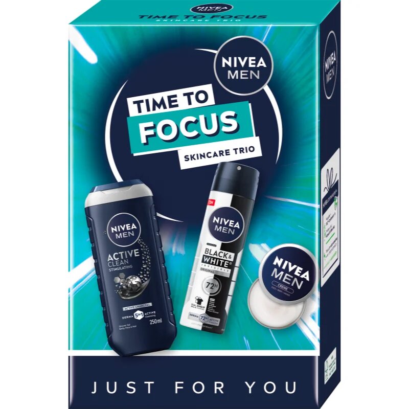 Nivea MEN Time to Focus set cadou pentru barbati