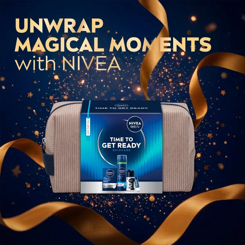 Nivea MEN Time to Get Ready set cadou pentru barbati