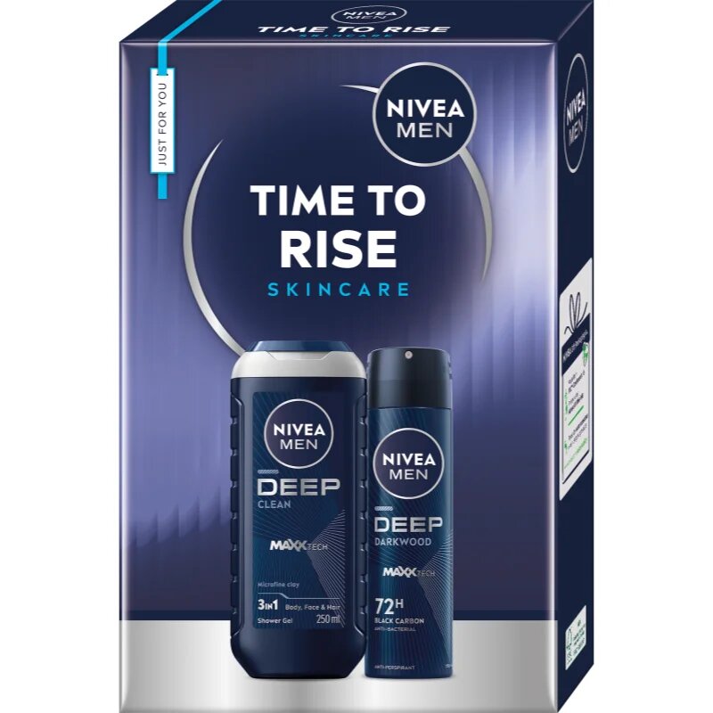 Nivea MEN Time to Rise set cadou pentru corp