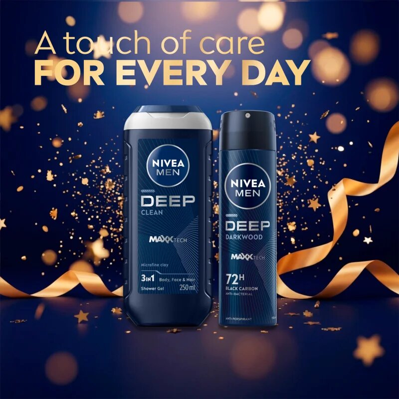 Nivea MEN Time to Rise set cadou pentru corp