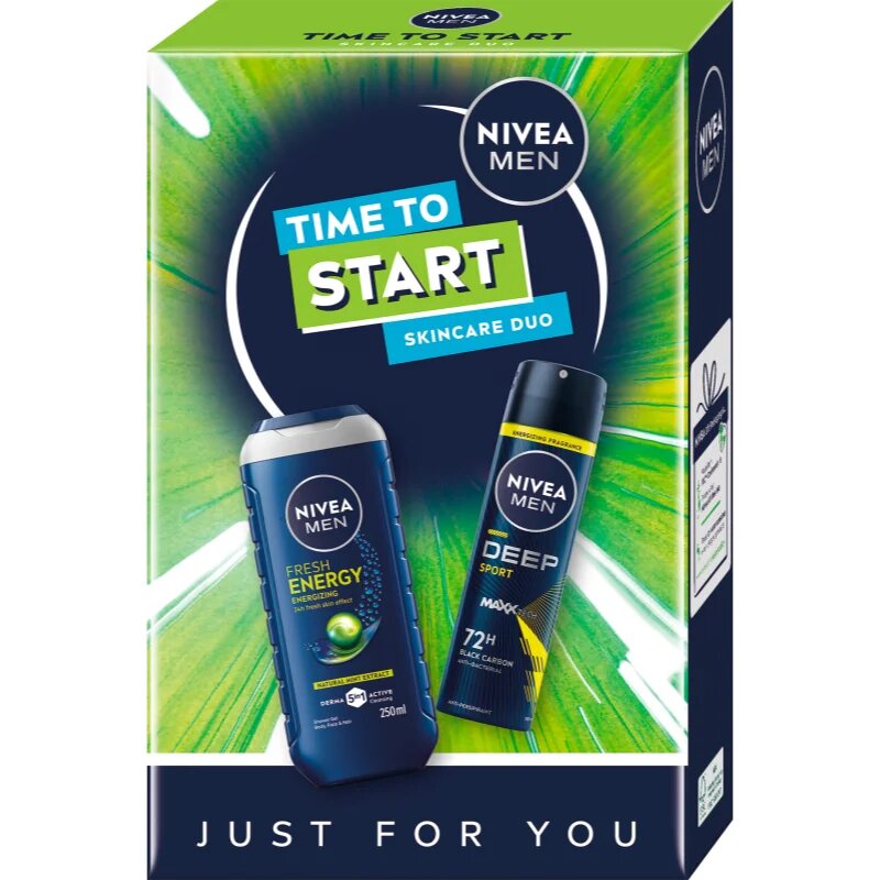 Nivea MEN Time to Start set cadou pentru corp