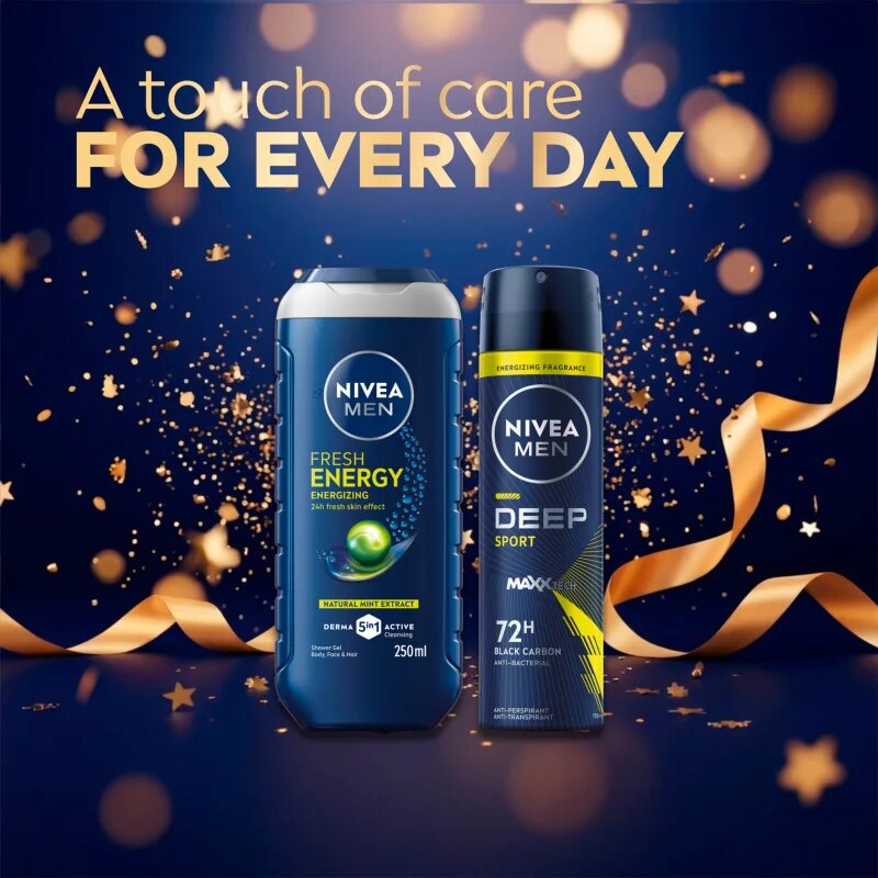 Nivea MEN Time to Start set cadou pentru corp