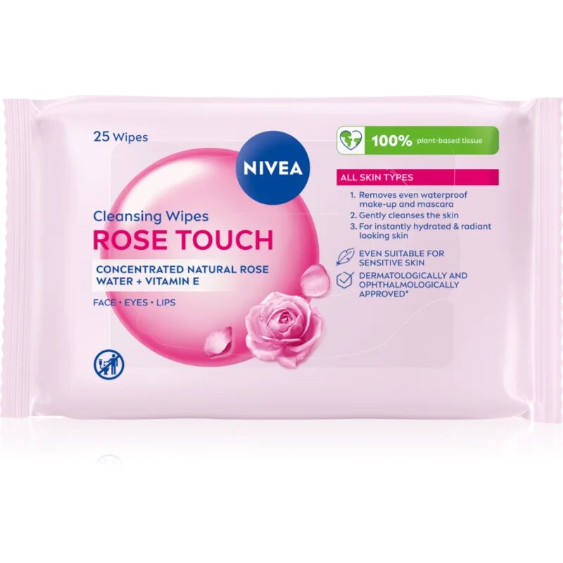 Micellar Rose Touch șervețele micelare pentru curățarea tenului 25 buc
