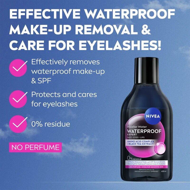 Nivea Micellar Waterproof apa micelara 2 in 1 400 ml