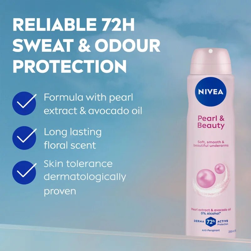 Nivea Pearl & Beauty antiperspirant Spray 150 ml