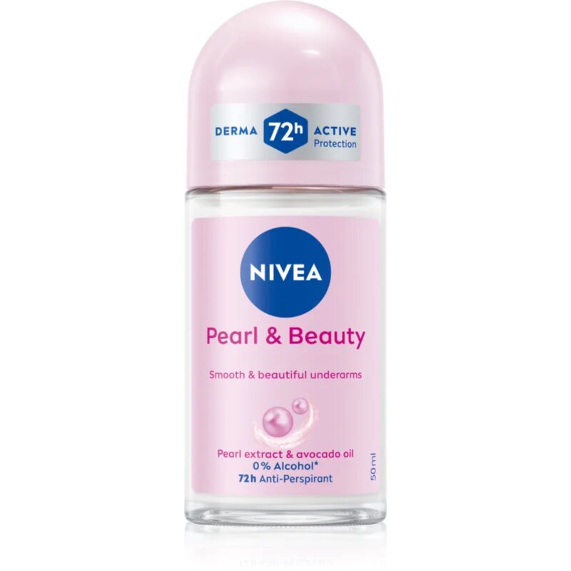 Pearl & Beauty deodorant roll-on antiperspirant pentru femei 72h 50 ml