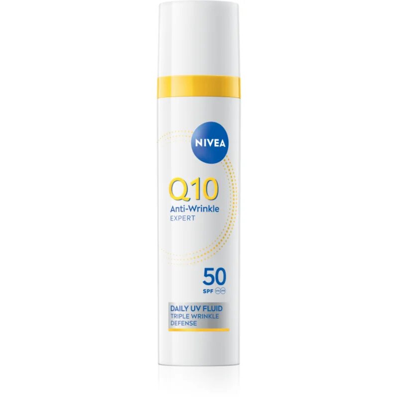 Nivea Q10 Anti-Wrinkle fluid cu o consistenta usoara SPF 50 40 ml