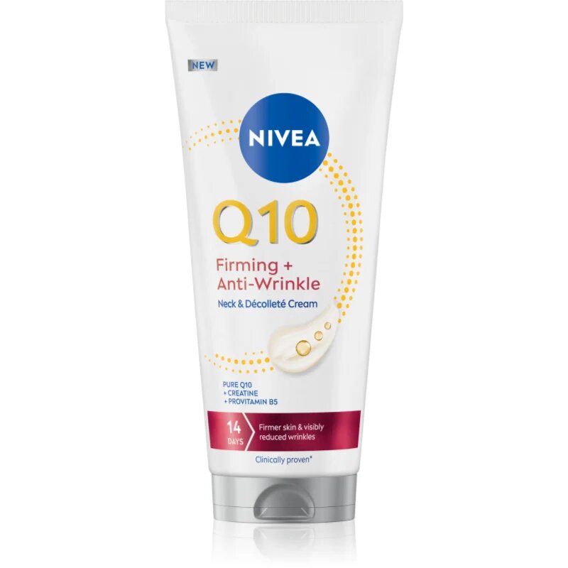 Nivea Q10 Firming + Anti-Wrinkle Cremă fermitate gât și decolteu 200 ml