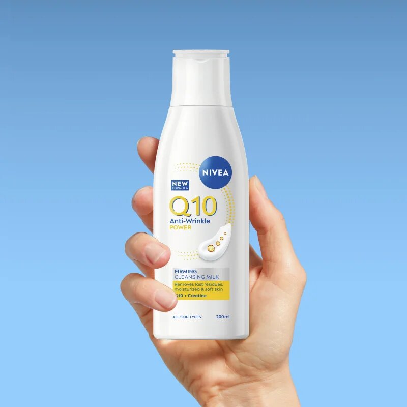 Nivea Q10 Power lapte de curatare antirid 200 ml
