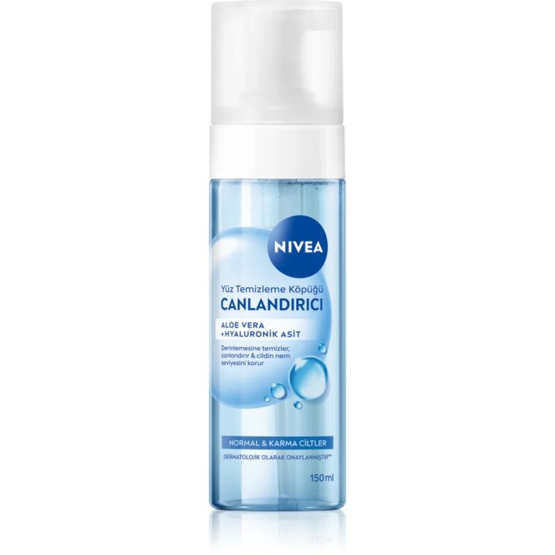 Nivea Refreshing spuma de curatare pentru piele normală și mixtă 150 ml