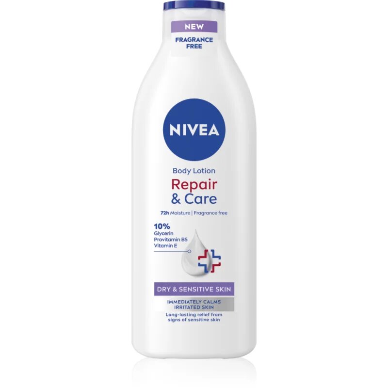Nivea Repair & Care Sensitive lapte de corp calmant pentru piele uscata si sensibila 400 ml